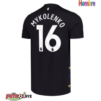 Camiseta Everton Vitaliy Mykolenko #16 Tercera Equipación 2025-26 manga corta